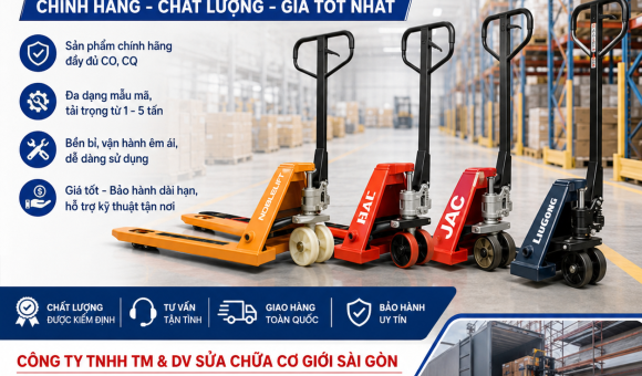 nhà phân phối xe nâng tay